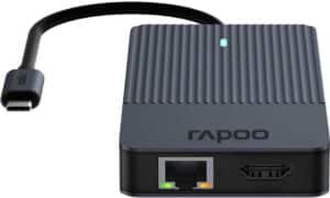 Rapoo UCM-2004 Schnittstellenkarte/Adapter HDMI - RJ-45 - USB 3.2 Gen 1 (3.1 Gen 1) - USB Typ-C (00217691)