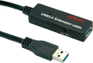 ROLINE 12.04.1070 USB Kabel 10 m USB 3.2 Gen 1 (3.1 Gen 1) USB A Schwarz (12.04.1070)