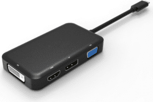 Microconnect USB3.1CCOM10 USB C DVI-D - VGA - HDMI - DisplayPort Schwarz Kabelschnittstellen-/adapter (USB3.1CCOM10)