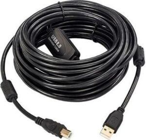 Microconnect USBAB10B-ACTIVE USB Kabel 10 m 2.0 USB B USB A Schwarz (USBAB10B-ACTIVE)