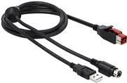 DeLOCK - Powered USB-Kabel - USB PlusPower (24 V) (M) bis USB