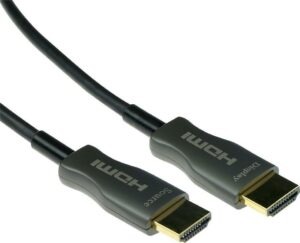 ACT 25 meter HDMI Premium 8K Hybrid cable HDMI-A male - HDMI-A male. HDMI HYBRID 8K/60HZ PREM 25M (AK4123)