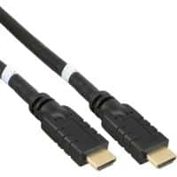 INLINE - HDMI mit Ethernetkabel - HDMI (M) bis HDMI (M) - 30 m - Dreifachisolierung - Schwarz