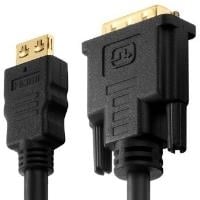 Purelink PureInstall PI3000 - Videokabel - Single Link - HDMI / DVI - DVI-D (M) bis HDMI (M) - 15 m - Dreifachisolierung - Schwarz