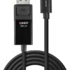 Lindy - Adapterkabel - USB-C (M) zu DisplayPort (W) - DisplayPort 1.2 - 2 m - rund