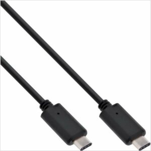 INLINE - USB-Kabel - USB-C (M) zu USB-C (M) - USB 3.1 Gen 2 - 2 m - Schwarz