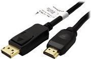 VALUE - Videokabel - DisplayPort / HDMI - DisplayPort (M) bis HDMI (M) - 7.5 m - abgeschirmt - Schwarz