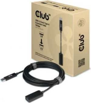 Club 3D CAC-1411 - USB-Verlängerungskabel - USB Typ A (M) bis USB Typ A (W) - USB 3.2 Gen 2 - 900 mA - 5 m