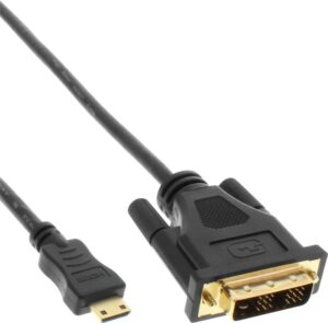 InLine - Adapterkabel - mini HDMI männlich zu DVI-D männlich - 3