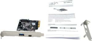 EXSYS EX-12002-2 Schnittstellenkarte/Adapter Eingebaut USB 3.2 Gen 2 (3.1 Gen 2) (EX-12002-2)