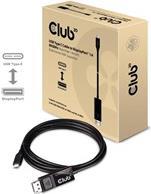 Club 3D CAC-1557 - Externer Videoadapter - USB-C - DisplayPort