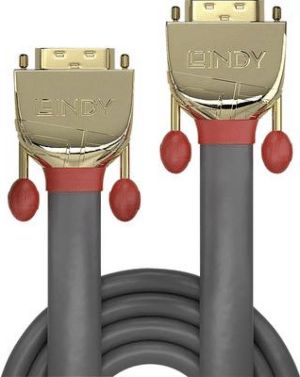 Lindy Gold - DVI-Kabel - Dual Link - DVI-D (M) bis DVI-D (M) - 15