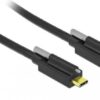 Delock - USB-Kabel - USB-C (M) schraubbar bis USB-C (M) schraubbar - USB 3