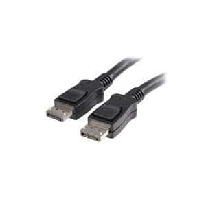 StarTech.com DisplayPort Kabel mit Verriegelung (Stecker/Stecker) - DP 4k Kabel - DisplayPort-Kabel - DisplayPort (M) - DisplayPort (M) - 3