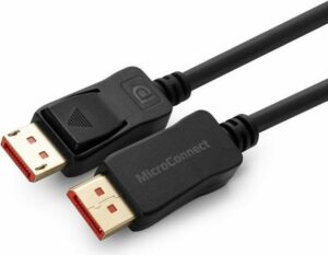 MicroConnect - DisplayPort-Kabel - DisplayPort (M) eingerastet zu DisplayPort (M) eingerastet - DisplayPort 1.4 - 5 m - unterstützt 8K 60 Hz (7680 x 4320) - Schwarz