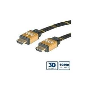 ROLINE Gold HDMI High Speed Cable with Ethernet - Video-/Audio-/Netzwerkkabel - HDMI - HDMI