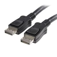 StarTech.com DisplayPort Kabel mit Verriegelung 7m (Stecker/Stecker) - dp (20 Pin) Kabel Schwarz - DisplayPort Audio- / Videokabel - DisplayPort-Kabel - DisplayPort (M) bis DisplayPort (M) - 7 m - eingerastet - Schwarz