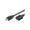 MicroConnect High Speed HDMI with Ethernet - HDMI-Verlängerungskabel mit Ethernet - HDMI weiblich zu HDMI männlich - 5 m
