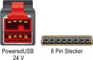 DeLOCK - Powered USB-Kabel - USB PlusPower (24 V) (M) bis 8 PIN (1x8) (M) 3
