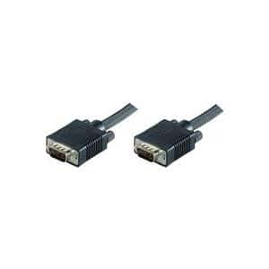 MicroConnect - VGA-Kabel - HD-15 (VGA) (M) bis HD-15 (VGA) (M) - 10 m - geformt