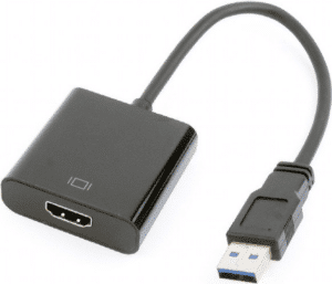 Gembird Cablexpert - Adapterkabel - USB Typ A männlich zu HDMI weiblich - 15cm - Schwarz - 1080p-Unterstützung (A-USB3-HDMI-02)