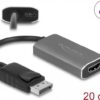 Delock - Videoadapter - DisplayPort männlich Verriegelung bis HDMI