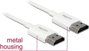 DeLOCK High Speed HDMI with Ethernet - HDMI mit Ethernetkabel - HDMI (M) bis HDMI (M) - 4