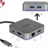 DeLOCK USB Type-C Docking Station for Mobile Devices - Docking Station - USB-C - HDMI - GigE (87742)