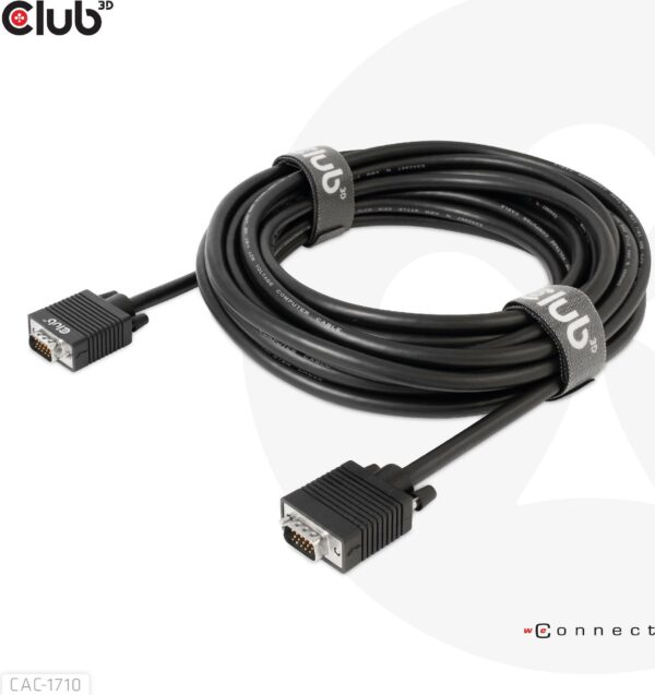 Club 3D - VGA-Kabel - HD-15 (VGA) (M) zu HD-15 (VGA) (M) - 10 m - 1080p-Unterstützung