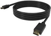 VISION Professional - Videokabel - DisplayPort / HDMI - Mini DisplayPort (M) bis HDMI (W) - 2 m - Schwarz - 4K Unterstützung (TC 2MMDPHDMI/BL)