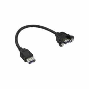 INLINE - Gender Changer USB - USB Typ A (W) zu USB Typ A (W) - 20 cm - Schwarz