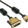 Roline Gold - Videokabel - Dual Link - HDMI / DVI - DVI-D (M) bis HDMI (M) - 3 m - abgeschirmt - Schwarz