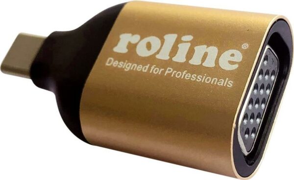 ROLINE GOLD Display Adapter USB Typ C - VGA (12.03.3233)