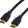 Logilink High Speed with Ethernet - HDMI mit Ethernetkabel - HDMI (M) bis HDMI (M) - 15 m - Schwarz - 4K Unterstützung (CH0067)