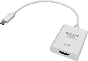 Vision TC-USBCHDMI - Externer Videoadapter - USB-C 3.1 - HDMI - weiß - retail