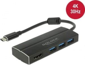 Delock - Retail Pack - Dockingstation - USB-C 3.1 / Thunderbolt 3 - HDMI