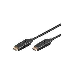 MicroConnect HIGH SPEED HQ - HDMI-Kabel mit Ethernet - HDMI männlich zu HDMI männlich - 2 m
