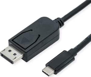 ROLINE 11.04.5837 Videokabel-Adapter 3 m DisplayPort USB Typ-C Schwarz (11.04.5837)