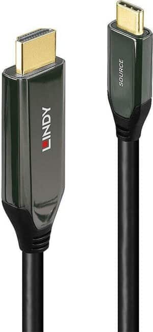 Lindy - Adapterkabel - 24 pin USB-C männlich zu HDMI männlich - 1