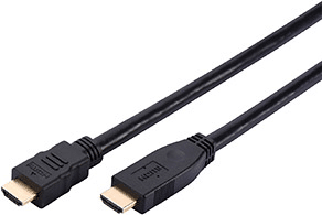 Kindermann 5809000920 HDMI-Kabel 20 m HDMI Typ A (Standard) Schwarz (AK330119-200-S)