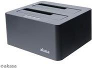 Akasa DuoDock X3 USB 3.0 Dual bay - schwarz (AK-DK08U3-BKCM)