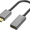 Hama - Videoanschluß - DisplayPort / HDMI - DisplayPort (S) bis HDMI (W) - Schwarz - 4K Unterstützung