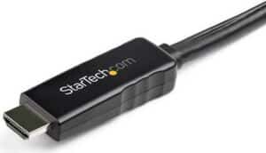 StarTech.com 3m HDMI to DisplayPort Adapter Cable with USB Power - 4K 30Hz Active HDMI to DP 1.2 Converter (HD2DPMM3M) - Videokabel - DisplayPort / HDMI - HDMI