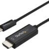 StarTech.com 1m (3 ft.) USB-C to HDMI Cable - 4K at 60Hz - Black - Externer Videoadapter - VL100 - USB-C - HDMI - Schwarz