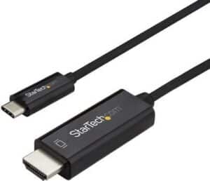 StarTech.com 1m (3 ft.) USB-C to HDMI Cable - 4K at 60Hz - Black - Externer Videoadapter - VL100 - USB-C - HDMI - Schwarz