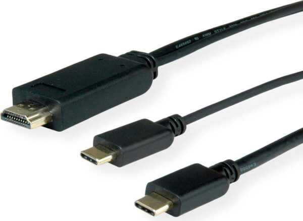 Roline - Videoschnittstellen-Converter - HDMI / USB - USB-C (M) bis HDMI
