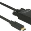 DeLOCK - Externer Videoadapter - ITE IT6516BFN - USB-C - D-Sub - Schwarz - Einzelhandel (85262)