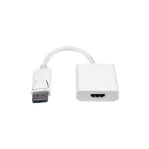 MicroConnect - Videoadapter - DisplayPort männlich zu HDMI weiblich - weiß - 4K Unterstützung