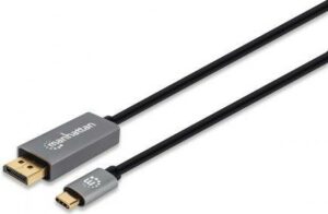 MANHATTAN 8K@60Hz USB-C auf DisplayPort 1.4 Adapterkabel USB-C-Stecker auf DisplayPort-Stecker