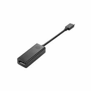 HP USB Type-C to DisplayPort Adapter - DisplayPort-Adapter - DisplayPort (W) - USB Typ C (M) - 18cm - Schwarz - für Elite x2 1012 G1 (N9K78AA)